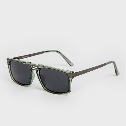 Daniel Hunter Vyom Series – Atri | Structured Rectangular Polarized Sunglasses